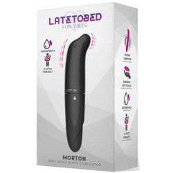 LATETOBED Stimulateur de clitoris Morton 13 x 2.5cm Noir